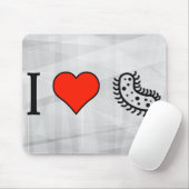 I Liebe, die Bakterien studiert Mousepad (Mit Mouse)