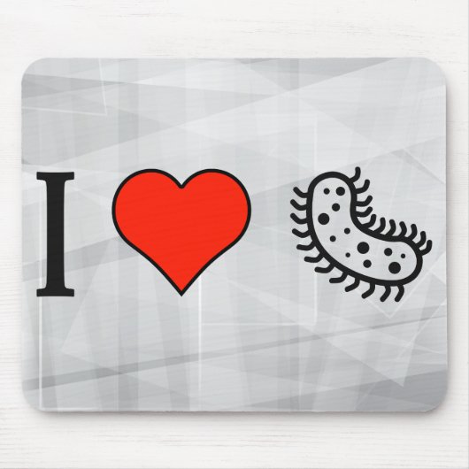 I Liebe, die Bakterien studiert Mousepad (Vorne)