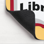 I Liebe die Bibliothek Mousepad (Ecke)