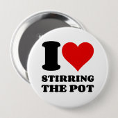 I. LIEBE, DIE DEN POT STARTET BUTTON (Vorne & Hinten)