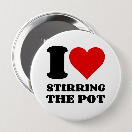 I. LIEBE, DIE DEN POT STARTET BUTTON (Vorne & Hinten)