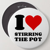 I. LIEBE, DIE DEN POT STARTET BUTTON (Vorne & Hinten)