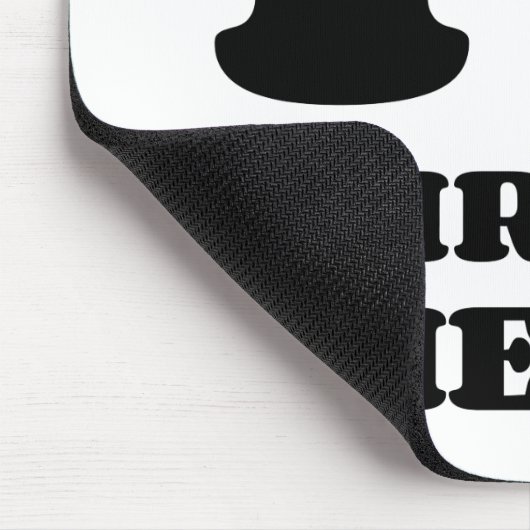 I. LIEBE, DIE DEN POT STARTET MOUSEPAD (Ecke)