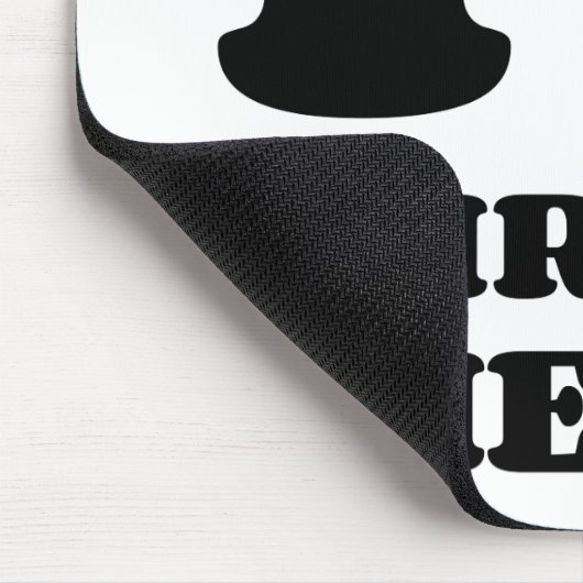 I. LIEBE, DIE DEN POT STARTET MOUSEPAD (Ecke)