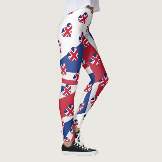 I Liebe, die der Königreich-Gewerkschafts-Jack Leggings (Rechts)