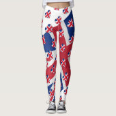 I Liebe, die der Königreich-Gewerkschafts-Jack Leggings (Vorderseite)