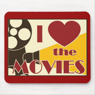 I Liebe die Filme Mousepad