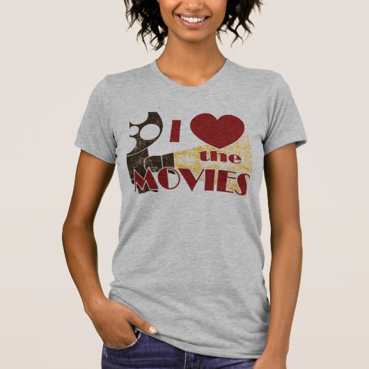 I Liebe die Filme T-Shirt (Vorderseite)