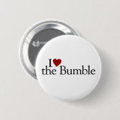 I Liebe die Hummel Button (Vorne & Hinten)
