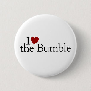 I Liebe die Hummel Button