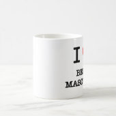 I Liebe, die männlich ist Kaffeetasse (Mittel)