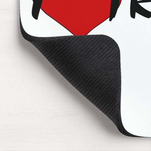 I LIEBE, DIE MPAD HANDELT MOUSEPAD (Ecke)