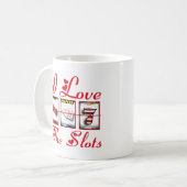 I LIEBE DIE SCHLITZE KAFFEETASSE (Vorderseite Links)