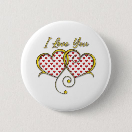 I Liebe, die Sie entwerfen Button (Vorderseite)