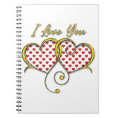 I Liebe, die Sie entwerfen Notizblock (Vorderseite)