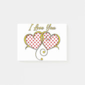 I Liebe, die Sie entwerfen Post-it Klebezettel (Vorderseite)
