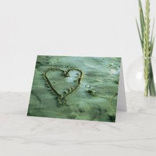 I Liebe, die Sie kardieren Karte