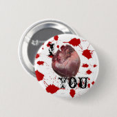 I Liebe, die Sie knöpfen Button (Vorne & Hinten)