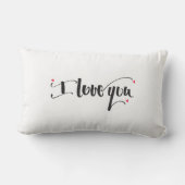 I Liebe, die Sie Pillow Lendenkissen (Rückseite)