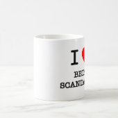 I Liebe, die skandalös ist Kaffeetasse (Mittel)