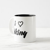 I Liebe, die Tasse wandert (Vorderseite Links)