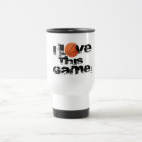I Liebe diese Spiel-Basketball-Reise-Tasse