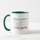 I Liebe dieser Job! Tasse (Links)