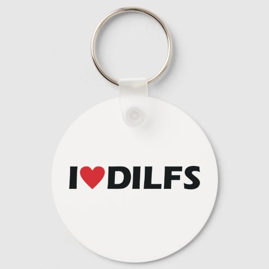 I Liebe DILFS Schlüsselanhänger (Vorderseite)