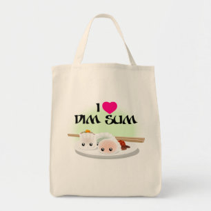 I Liebe Dim Sum Grocery Tote Bag Tragetasche