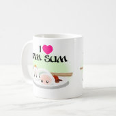 I Liebe Dim Sum Kaffee Tasse (Vorderseite Links)