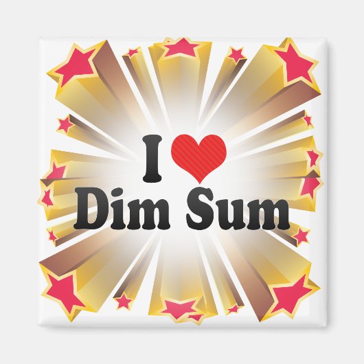 I Liebe Dim Sum Magnet (Vorne)