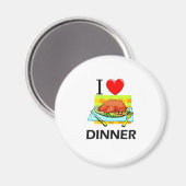 I Liebe Dinner Magnet (Vorderseite/Rückseite)