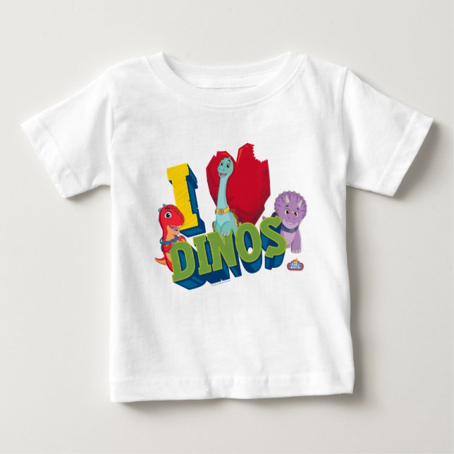 I Liebe Dinos | Dino Ranch Baby T-shirt (Vorderseite)