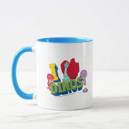 I Liebe Dinos | Dino Ranch Tasse (Links)