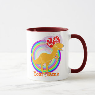 I Liebe Dinos T-Rex u. Stegosaurus-NamensTasse Tasse