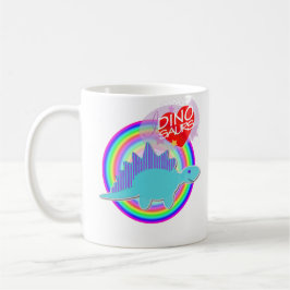 I Liebe Dinos T-Rex u. Stegosaurus-NamensTasse Tasse
