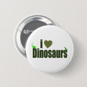 I Liebe-Dinosaurier Button (Vorne & Hinten)