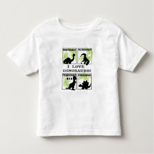 I LIEBE-DINOSAURIER! KLEINKIND T-SHIRT