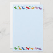 I Liebe-Dinosaurier! (Niedlich) Briefpapier (Vorne/Hinten)