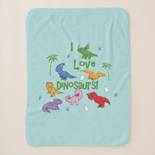 I Liebe Dinosaurier (Niedlich) Sherpadecke