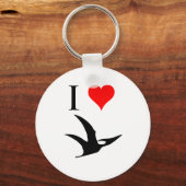 I Liebe Dinosaurier - Pterodactyl Schlüsselanhänger (Vorderseite)