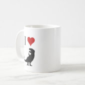 I Liebe-Dinosaurier - T-Rex Kaffeetasse (Vorderseite Links)
