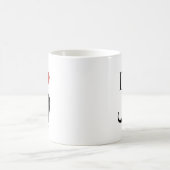 I Liebe-Dinosaurier - T-Rex Kaffeetasse (Mittel)