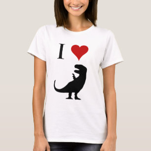 I Liebe-Dinosaurier - T-Rex T-Shirt