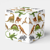 I Liebe Dinosaurs Paleo Gefälligkeitsboxen Geschenkschachtel (Rückseite)