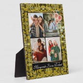 I LIEBE DIR 4 Foto GOLD Glitzer Valentine's Fotoplatte (Seite)