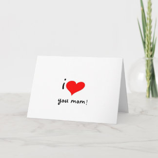 I LIEBE DIR MAMA KARTE