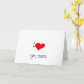 I LIEBE DIR MAMA KARTE (Gelbe Blume)