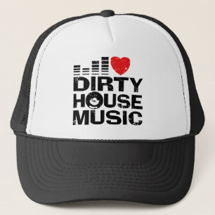 I Liebe Dirty House Music Truckerkappe