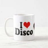 I Liebe-Disco Kaffeetasse (Links)